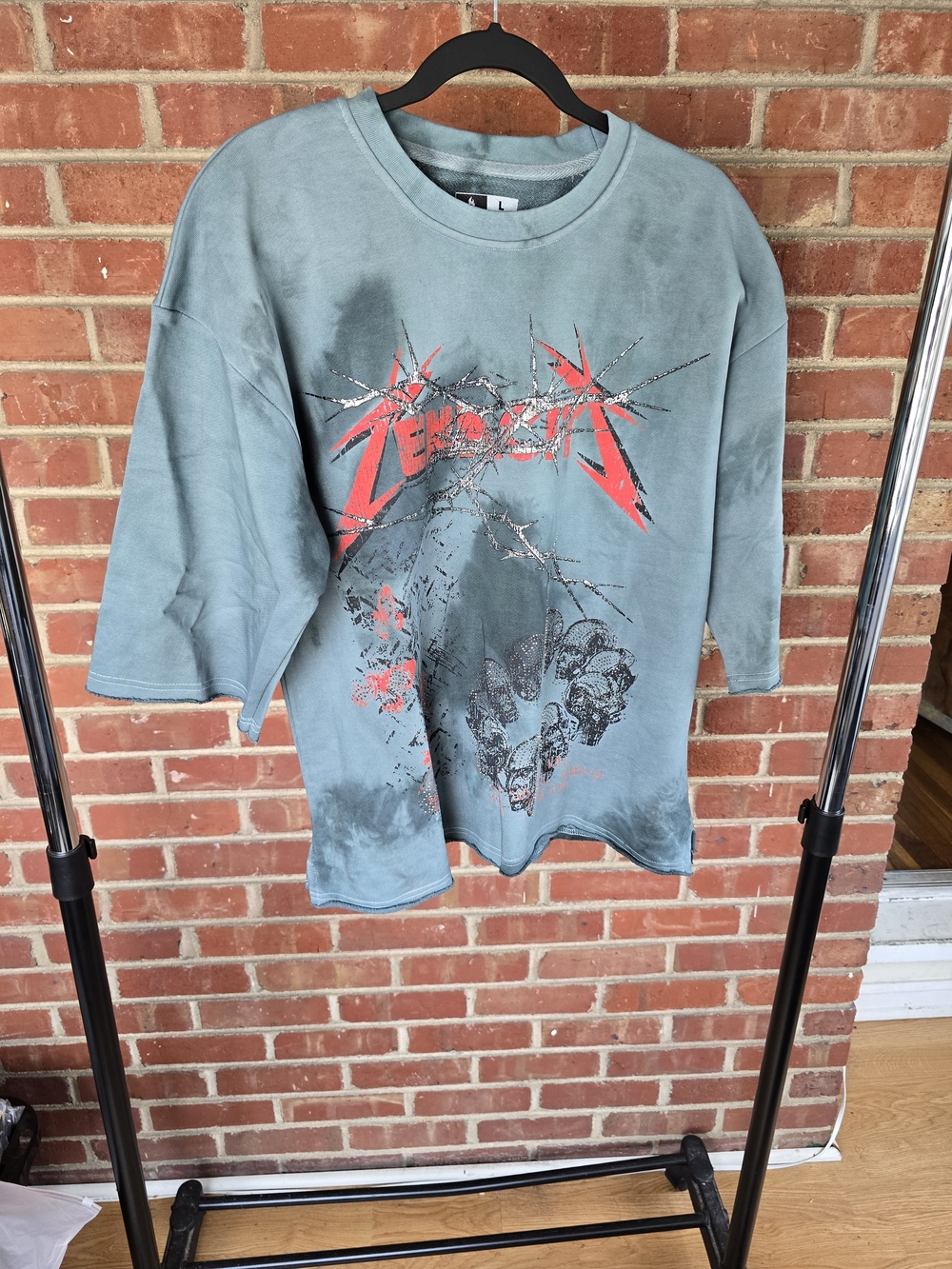 Tenaciti Skulls Sweat Material Graphic Tee